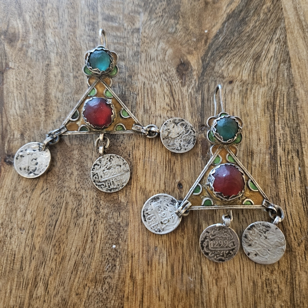 Authentic Moroccan Berber Tribal Earrings
